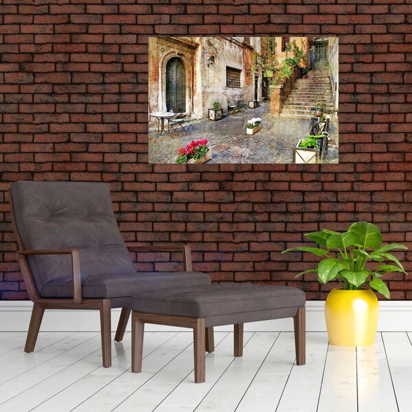 Tablou - Străzile vechi din Roma (90x60 cm)