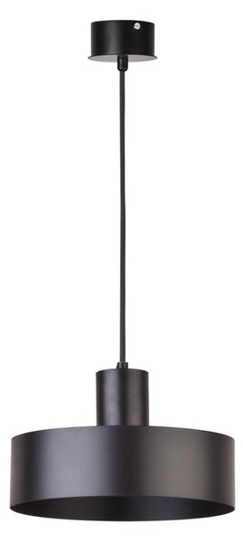 Lustră pe cablu RIF 1xE27/60W/230V d. 25 cm neagră