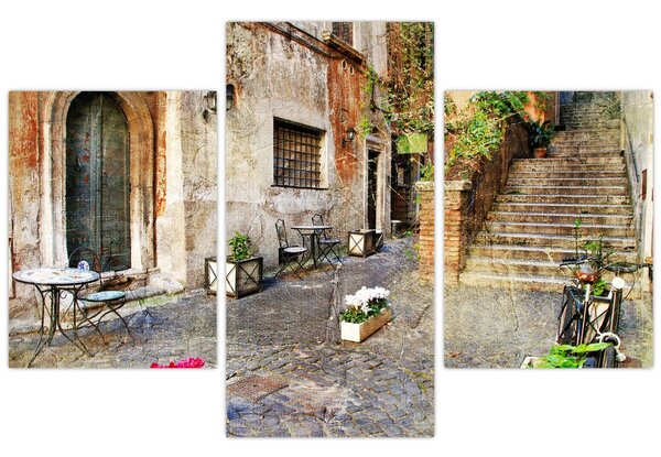 Tablou - Străzile vechi din Roma (90x60 cm)