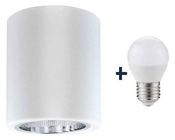 Plafonieră LED JUPITER 1xE27/6W/230V 120x98 mm