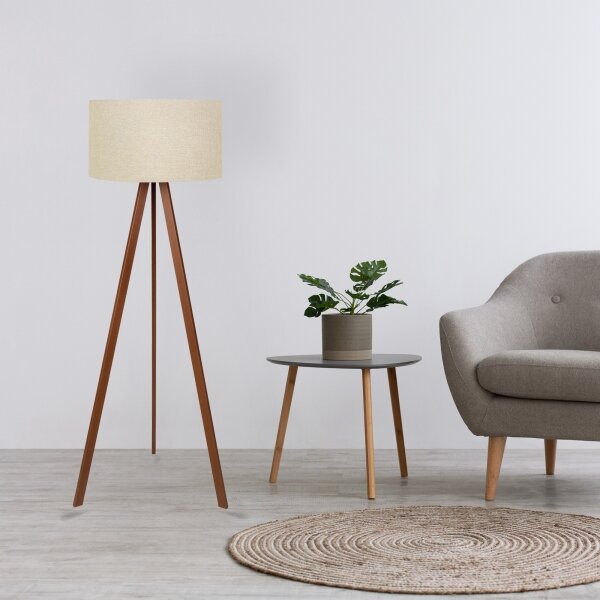 Lampadar AYD 1xE27/60W/230V bej/maro