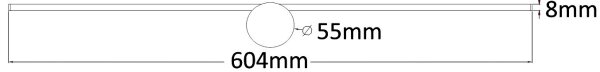 Aplică LED pentru oglindă Zuma Line W89949-8W-BK CAMARA LED/8W/230V IP44 negru