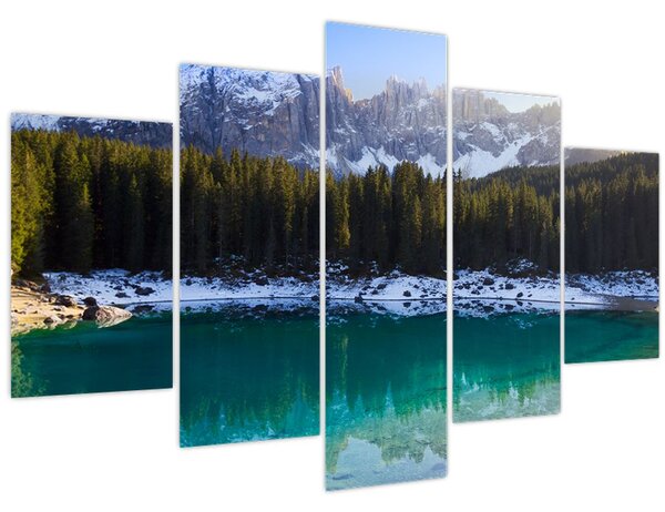 Tablou - Lacul Karersee (150x105 cm)