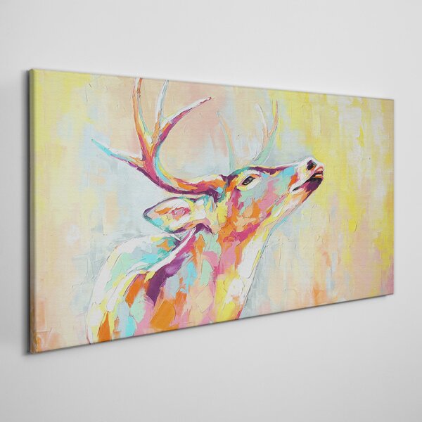 Tablou canvas Cerb animal abstract