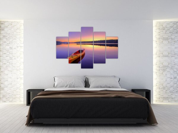 Tablou - Kayak pe lac (150x105 cm)