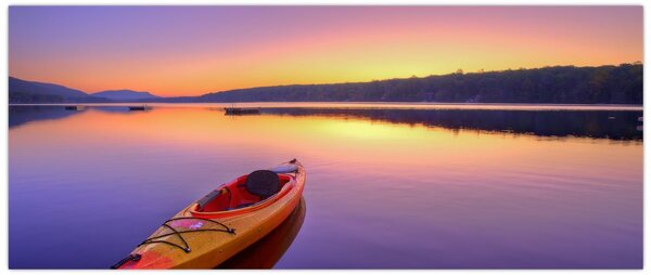 Tablou - Kayak pe lac (120x50 cm)