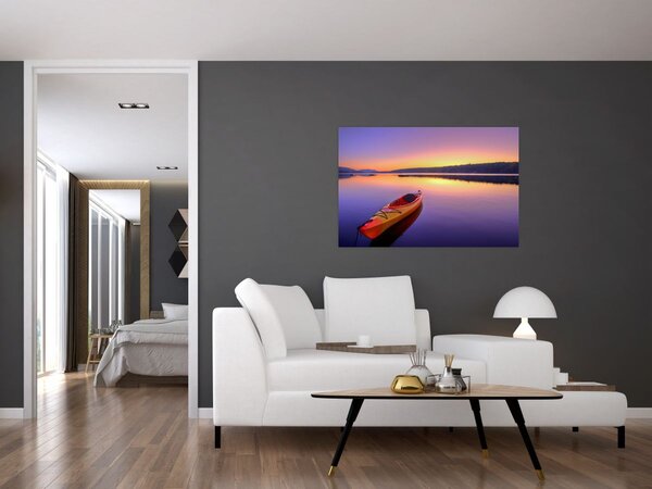 Tablou - Kayak pe lac (90x60 cm)