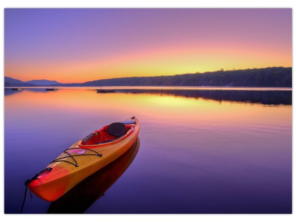 Tablou - Kayak pe lac (70x50 cm)