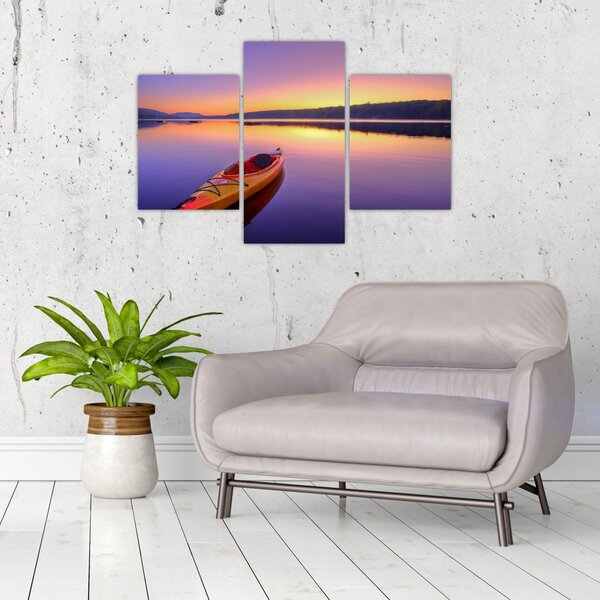 Tablou - Kayak pe lac (90x60 cm)