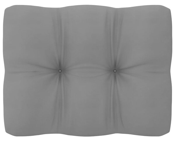 Pernă canapea din paleți, gri, 50x40x10 cm