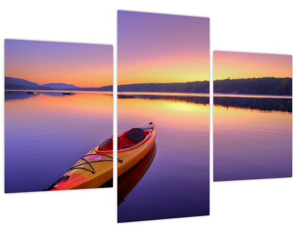 Tablou - Kayak pe lac (90x60 cm)