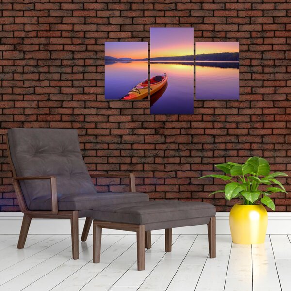 Tablou - Kayak pe lac (90x60 cm)
