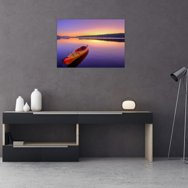 Tablou - Kayak pe lac (70x50 cm)