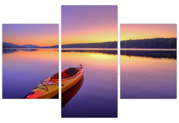 Tablou - Kayak pe lac (90x60 cm)