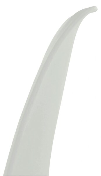 Scaun SINTIA, alb/stejar, plastic/metal, 46x53x85 cm