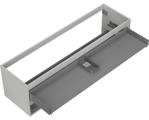 Mexen Box-A, dulap suspendat 160 cm, 2 sertare, gri mat, 91AX0-1600-470-2-62