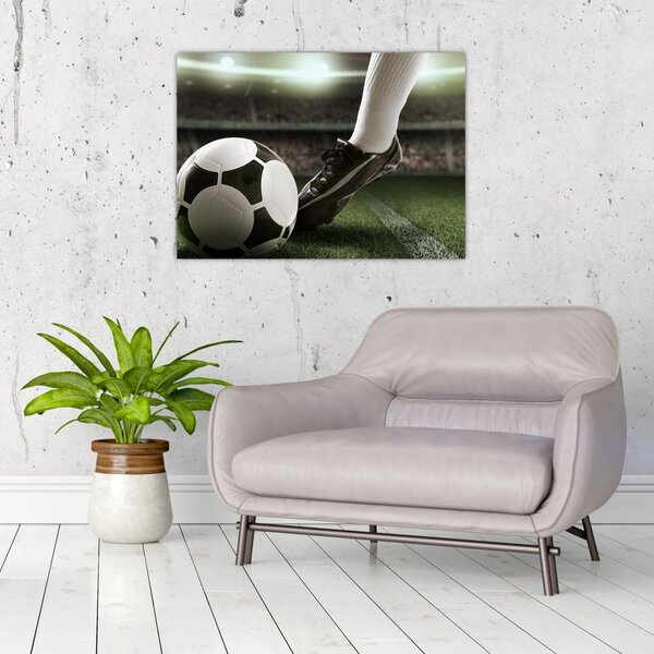 Tablou - Minge de fotbal (70x50 cm)