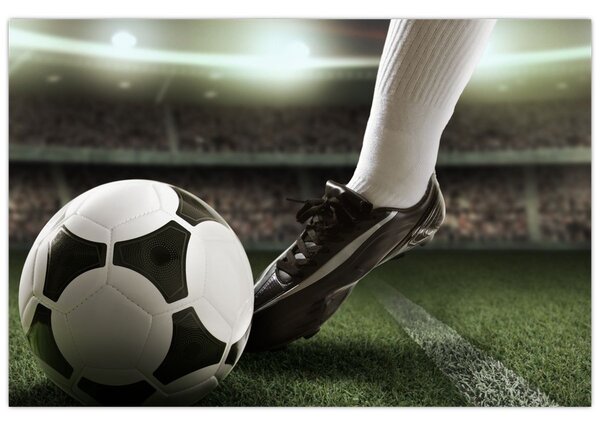Tablou - Minge de fotbal (90x60 cm)