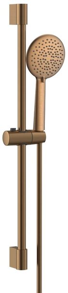 Sapho Sapho, set duș manual, suport glisant 708 mm, cupru mat, SC715PG
