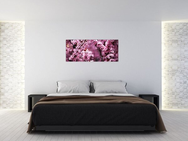 Tablou - Sakura roz (120x50 cm)