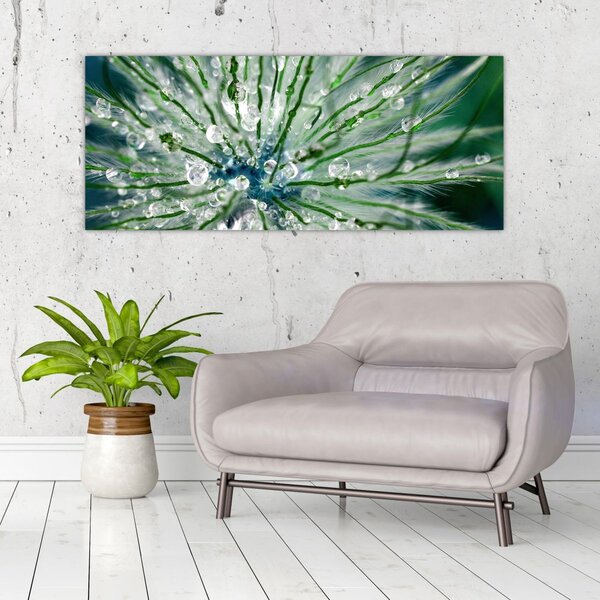 Tablou - Imagine macro a unei flori (120x50 cm)
