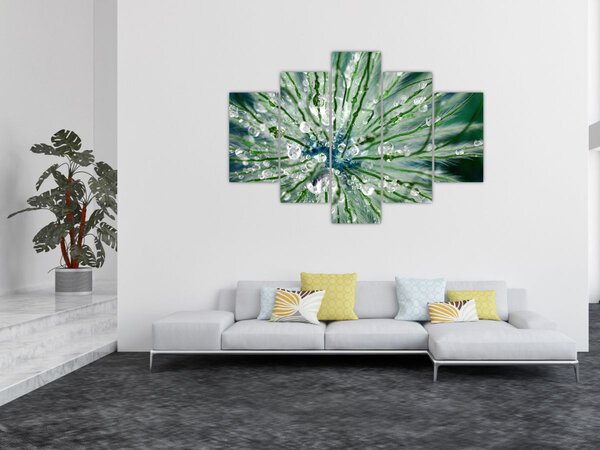 Tablou - Imagine macro a unei flori (150x105 cm)