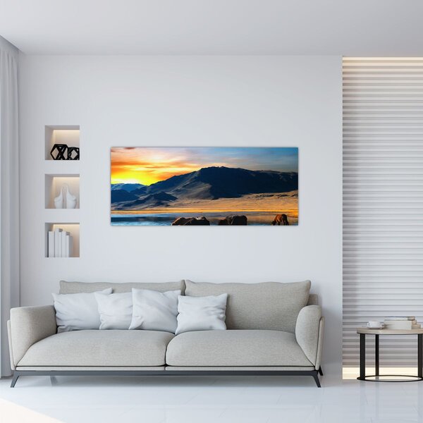 Tablou - Alimentarea cu energie electrică (120x50 cm)