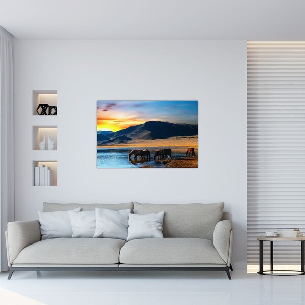 Tablou - Alimentarea cu energie electrică (90x60 cm)