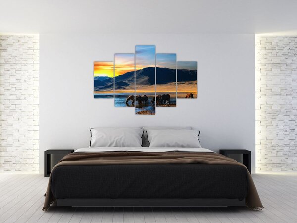 Tablou - Alimentarea cu energie electrică (150x105 cm)