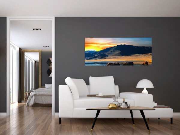 Tablou - Alimentarea cu energie electrică (120x50 cm)