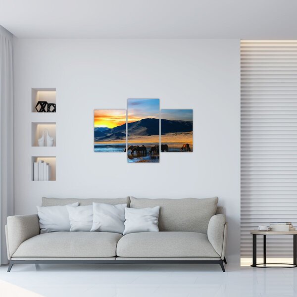 Tablou - Alimentarea cu energie electrică (90x60 cm)