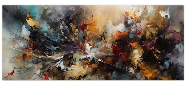 Tablou - Grafică abstractă (120x50 cm)