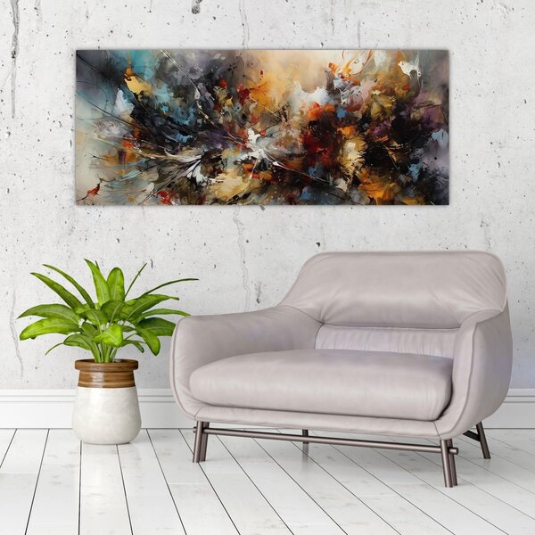 Tablou - Grafică abstractă (120x50 cm)