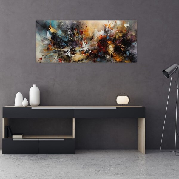Tablou - Grafică abstractă (120x50 cm)