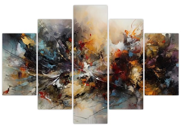 Tablou - Grafică abstractă (150x105 cm)