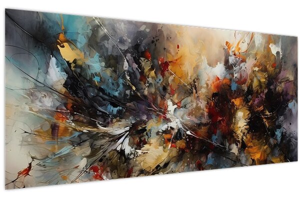 Tablou - Grafică abstractă (120x50 cm)