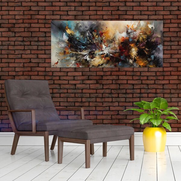 Tablou - Grafică abstractă (120x50 cm)