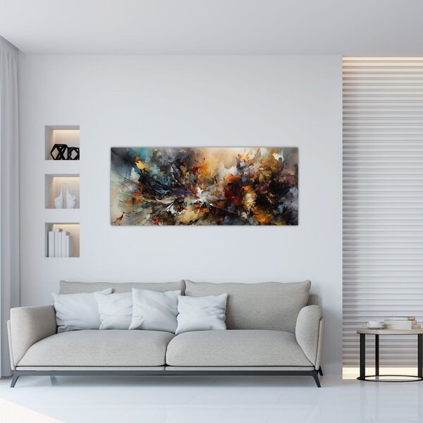 Tablou - Grafică abstractă (120x50 cm)