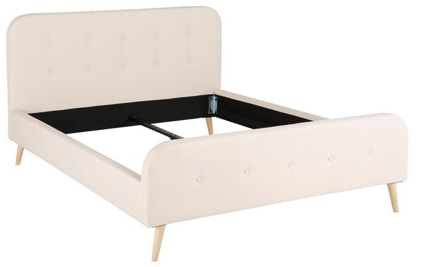 Pat tapitat Amrun crem 160/200 cm