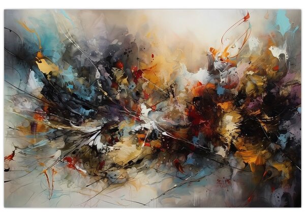 Tablou - Grafică abstractă (90x60 cm)