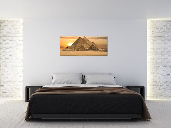 Tablou - Piramidele (120x50 cm)