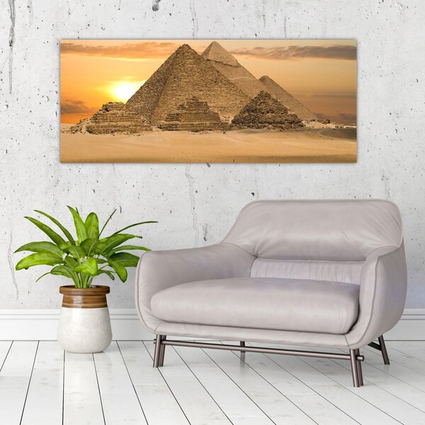 Tablou - Piramidele (120x50 cm)