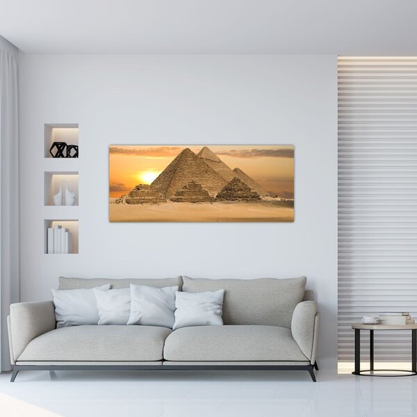 Tablou - Piramidele (120x50 cm)