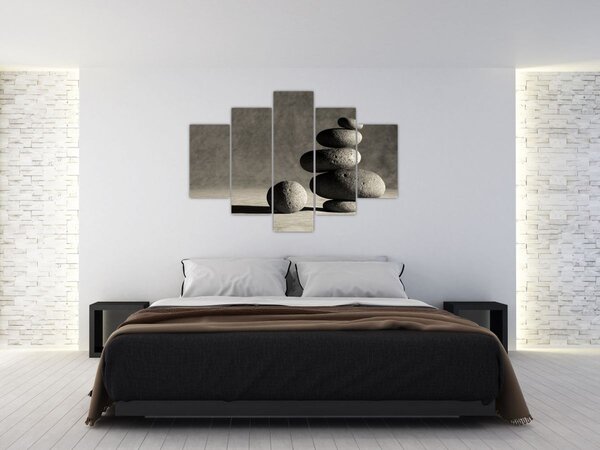Tablou - Pietre gri (150x105 cm)