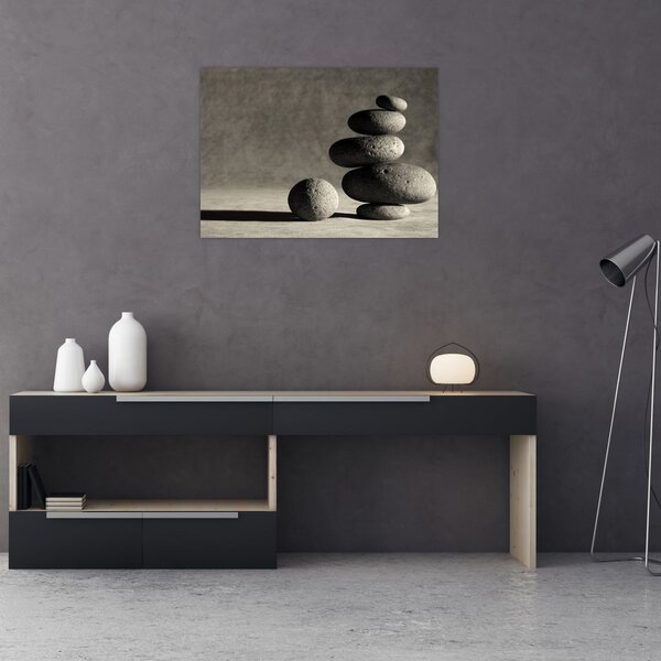 Tablou - Pietre gri (70x50 cm)