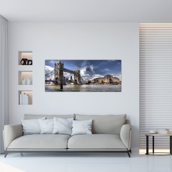 Tablou - Tower Bridge din Londra (120x50 cm)