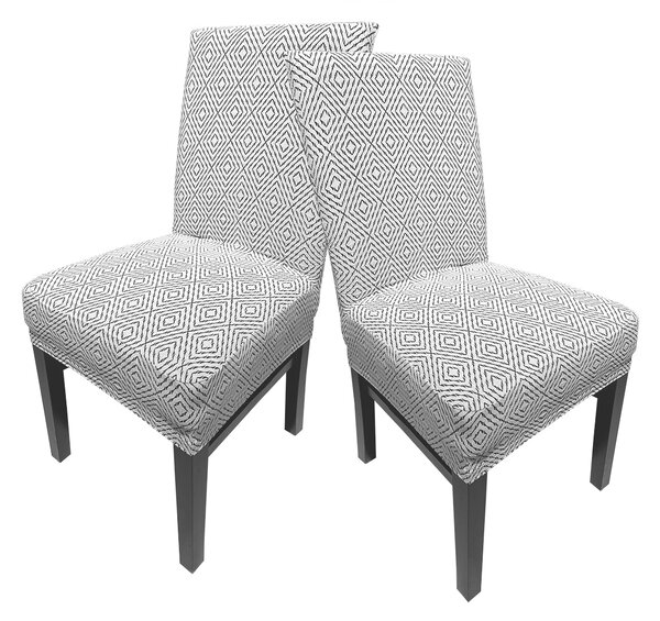 Husă scaun 4Home Comfort PlusGeometry, 40 - 50 cm, set 2 buc