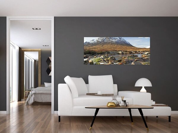 Tablou - Munte cu râu (120x50 cm)