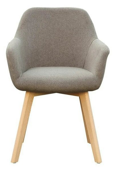 Scaun CLORIN NEW, grej/fag, tesatura/lemn, 56x60x82 cm