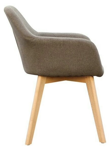 Scaun CLORIN NEW, grej/fag, tesatura/lemn, 56x60x82 cm
